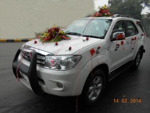 Fortuner wedding car